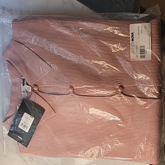 🔥🔥SWEATER TOP- MAUVE - VARIOUS SIZES - Picture 8 of 12